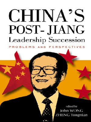 cover image of China's Post-jiang Leadership Succession